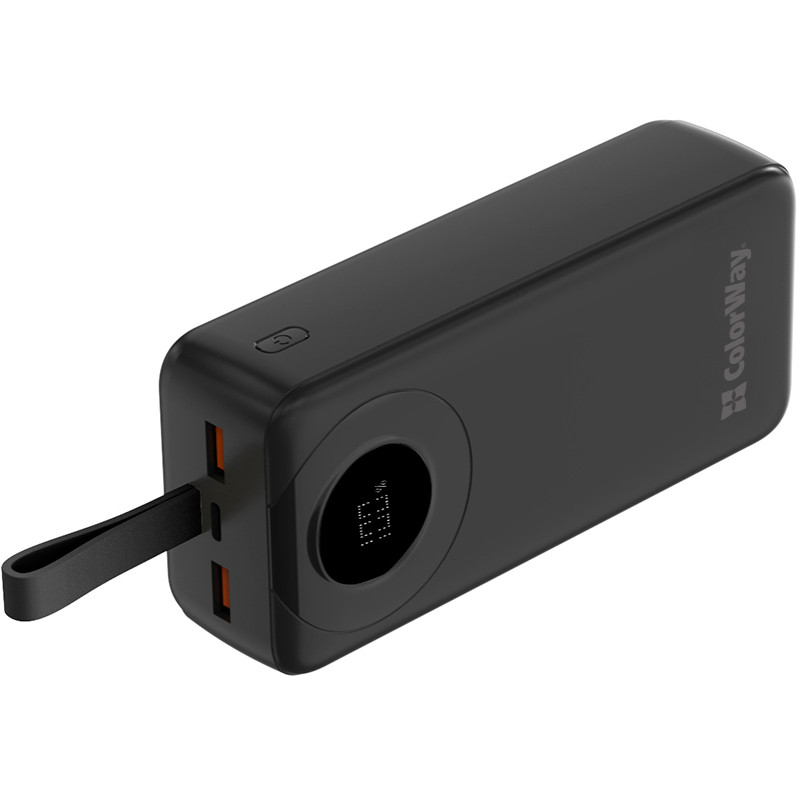 УМБ ColorWay 30000 mAh EnergyPlus Black (CW-PB300LPB4BK-PDD)