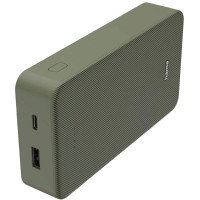 УМБ Hama 20000mAh, 15W/5V/3A, USB-C, USB-A, green (00201716)