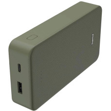УМБ Hama 20000mAh, 15W/5V/3A, USB-C, USB-A, green (00201716)