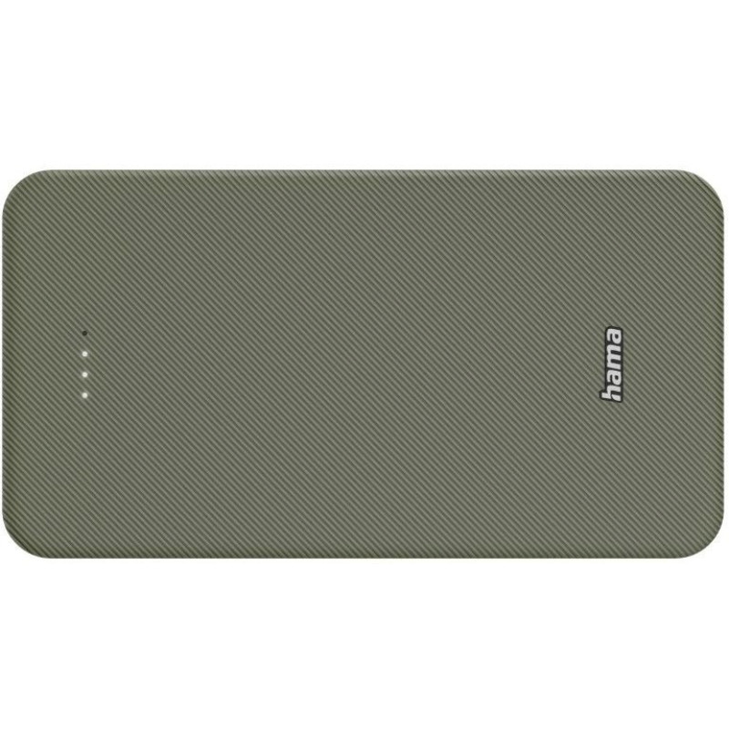 УМБ Hama 20000mAh, 15W/5V/3A, USB-C, USB-A, green (00201716)