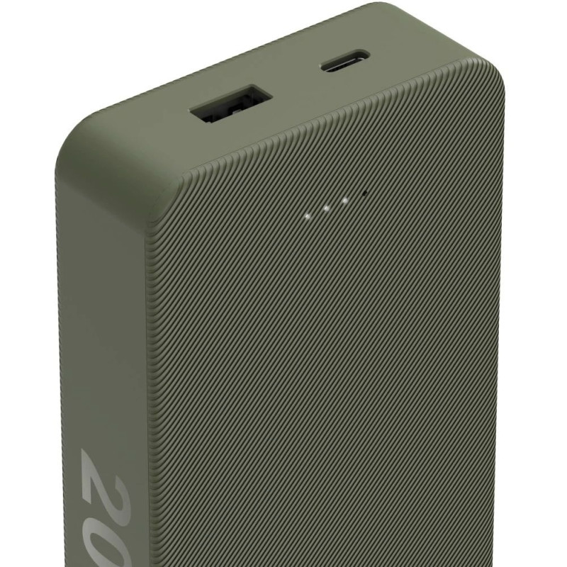 УМБ Hama 20000mAh, 15W/5V/3A, USB-C, USB-A, green (00201716)