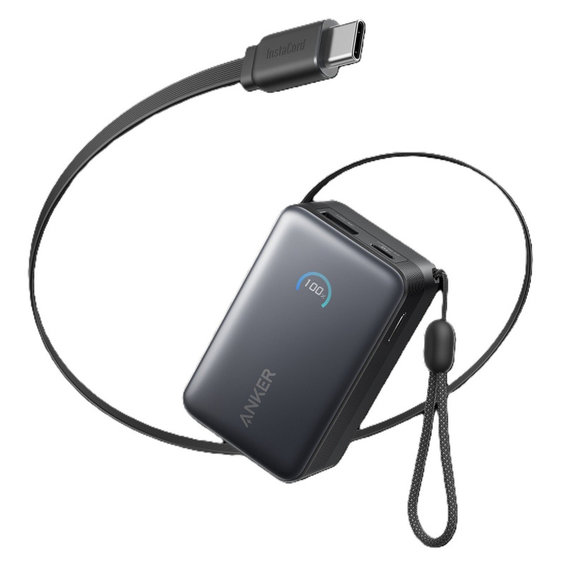 УМБ ANKER Nano 10000 mAh 45W USB-C Cable Black (A1638H11)
