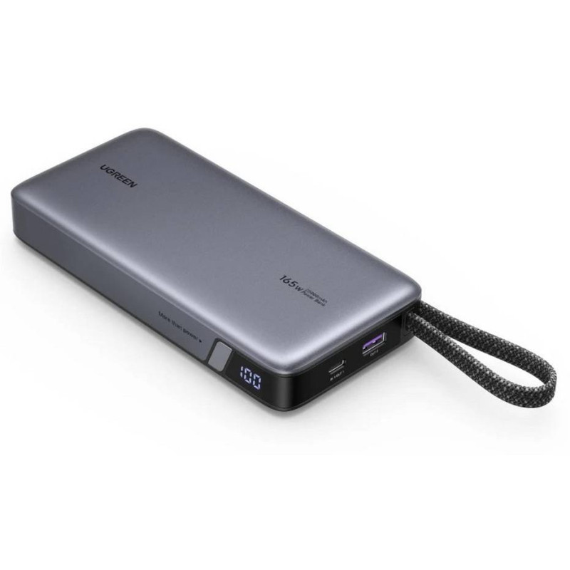 УМБ Ugreen 25000mAh 165W DualCable (PB552 55995B)