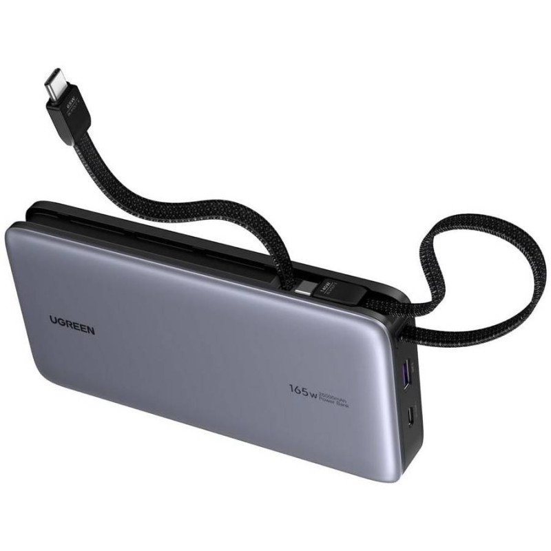 УМБ Ugreen 25000mAh 165W DualCable (PB552 55995B)