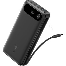 УМБ ANKER PowerCore 20000 mAh 87W PD Built-In USB-C Cable Black (A1383H11)
