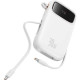 УМБ Baseus QPow2 20000mAh 30W, з 2*Type-C Cable, White (P10055009213-00)