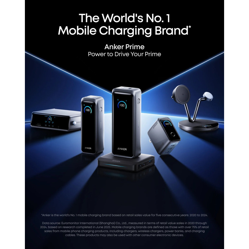 УМБ ANKER Prime 26000 mAh 300W PD Black (A110AH11)