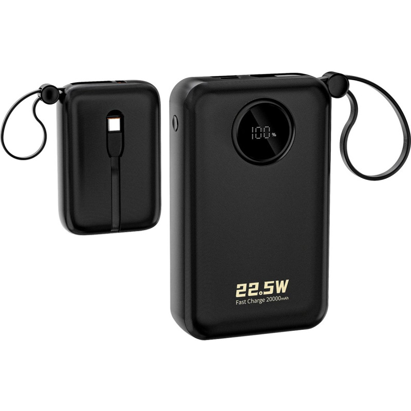 УМБ Dudao K14+ 20000mAh 22.5W Black (6977196680016)