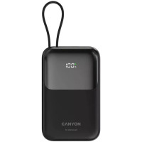 УМБ Canyon 10000mAh OnPower 101 PD/22.5W з'єднувальний кабель Black (CNS-CPB101BK)