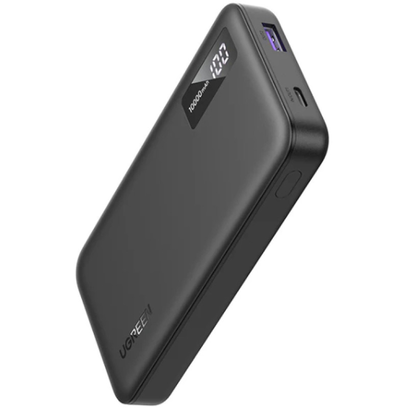 УМБ UGREEN PB311 10000mAh 20W USB-A+USB-C Black (25742)