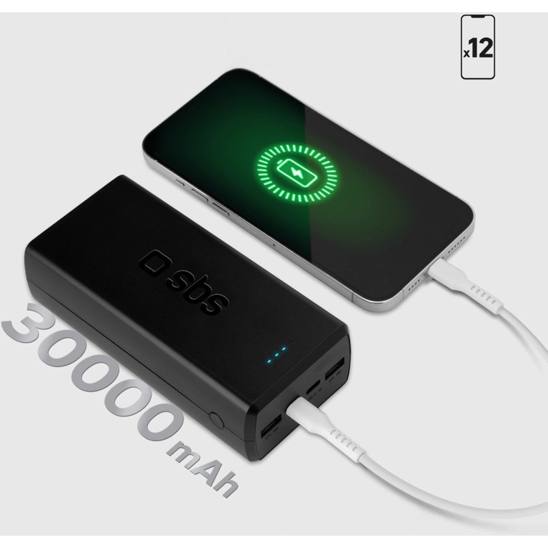 УМБ SBS 30000 mAh 20W Black (TTBB30000PD20K)