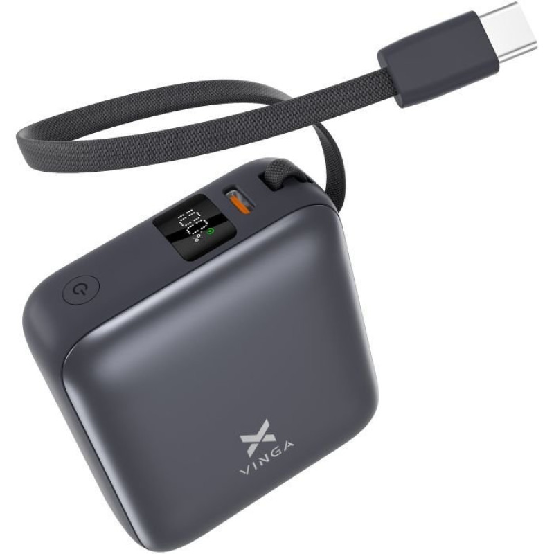 УМБ Vinga 10000 mAh 35W Display Cable (VPBB1035C)