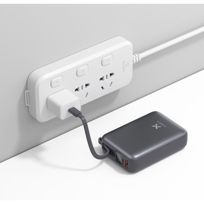 УМБ Vinga 20000 mAh 45W Display Cable (VPBB2045C)