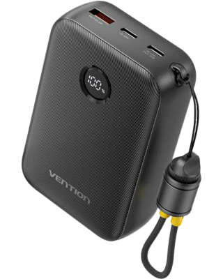 УМБ Vention 20000mAh 22.5W Black (FKBB0-C)