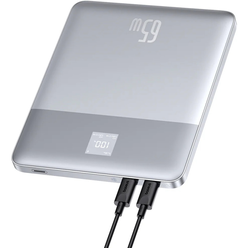 УМБ Baseus Blade2 Ultra 12000mAh 65W, Galaxy Silver P10063800S12-00 (ACMOBA00052)