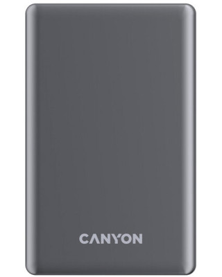 УМБ Canyon 5000mAh OnPower 505 slim Magsafe Dark Grey (CNS-CPB505DG)