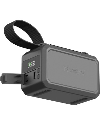 УМБ Sandberg 40000mAh Survivor 100W, IPX4 Water resist, LED Torch, Pass-Through Charging (421-14)