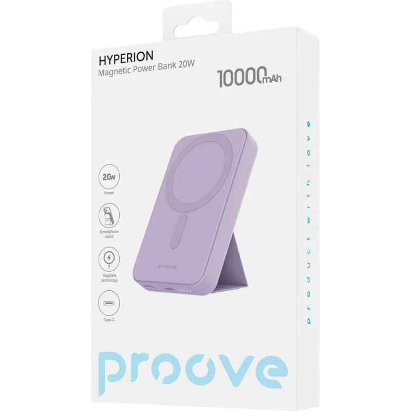 УМБ Proove Hyperion 10000mAh 20W Purple (PBHP15020009)