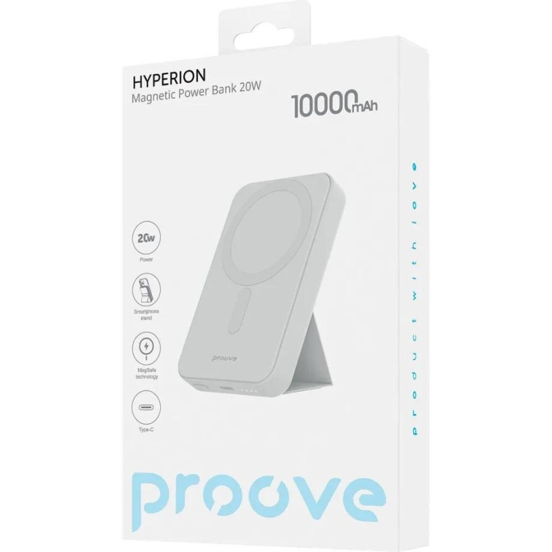 УМБ Proove Hyperion 10000mAh 20W White (PBHP15020002)