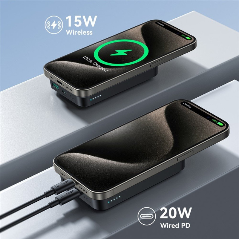 УМБ Joyroom Magnetic Wireless JR-W020 10000mAh 20W Black (6941237118455)