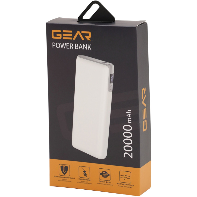 УМБ GEAR 20000mAh, PD/70W, black (DL203C)