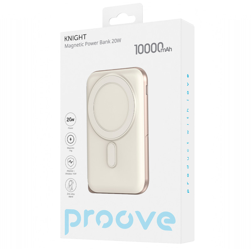 УМБ Proove Knight 20W 10000mAh (beige) PBGI20012214