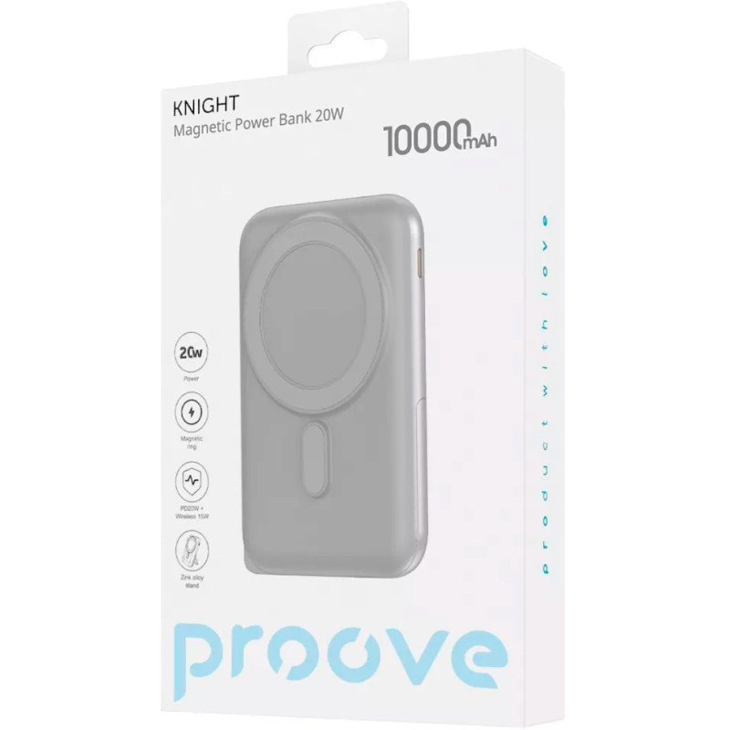 УМБ Proove Knight 20W 10000mAh (dark gray) PBGI20012205