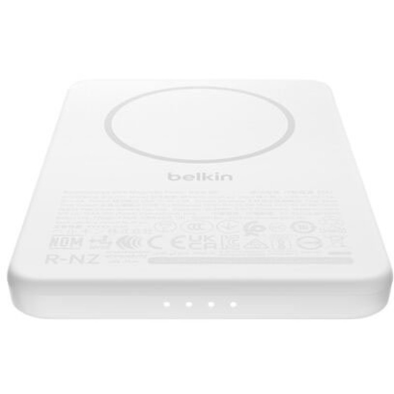 УМБ Belkin BoostCharge Slim Magnetic 5000mAh 15W White (BPD010HQWH)