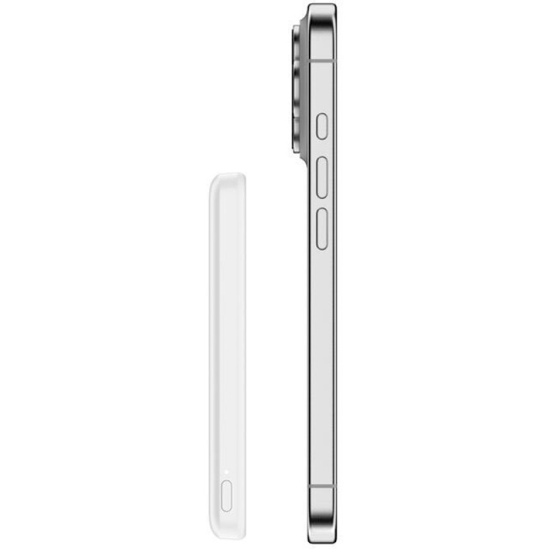 УМБ Belkin BoostCharge Slim Magnetic 5000mAh 15W White (BPD010HQWH)