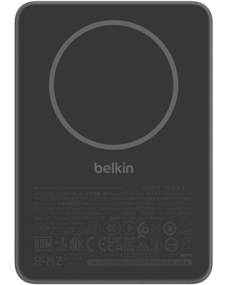 УМБ Belkin BoostCharge Slim Magnetic 5000mAh 15W Black (BPD010HQBK)