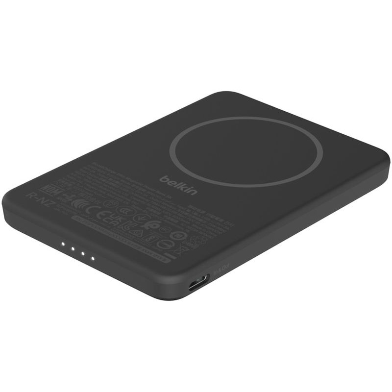 УМБ Belkin BoostCharge Slim Magnetic 5000mAh 15W Black (BPD010HQBK)
