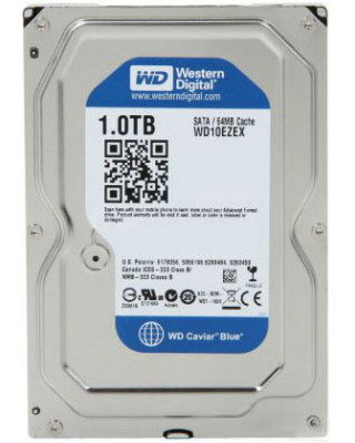 Накопичувач HDD Western Digital 3.5 Blue 1Tb (WD10EZEX)