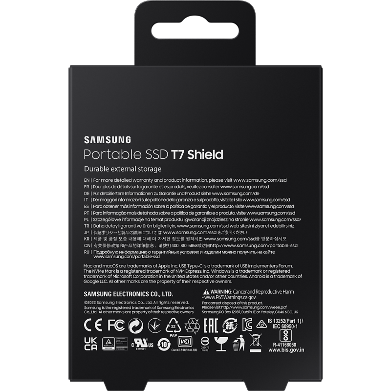 Накопичувач SSD Samsung USB 3.2 2TB T7 Shield (MU-PE2T0S/EU)