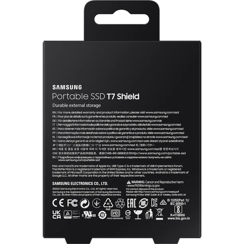 Накопичувач SSD Samsung USB 3.2 4TB T7 Shield (MU-PE4T0S/EU)