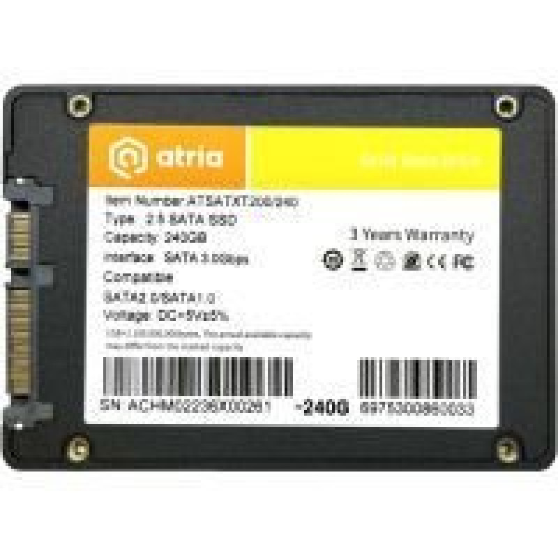 SSD накопичувач ATRIA XT200 240 GB (ATSATXT200/240)