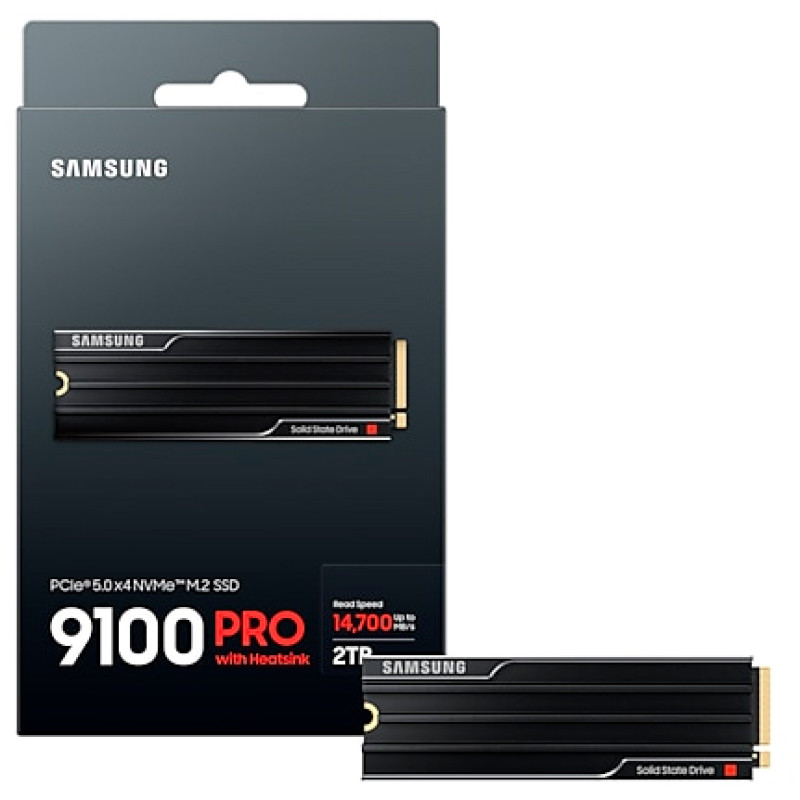 Накопичувач SSD Samsung M.2 2TB PCIe 5.0 9100PRO (MZ-VAP2T0CW)