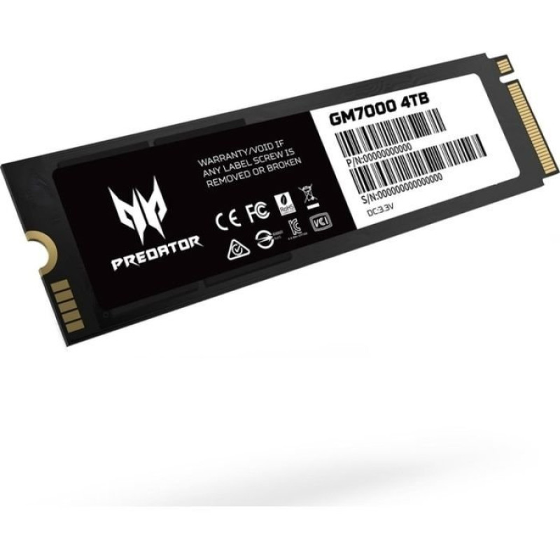 Накопичувач SSD Acer M.2 2280 4TB GM7000 Predator (BL.9BWWR.107)
