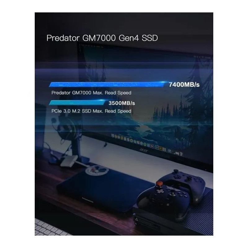 Накопичувач SSD Acer M.2 2280 4TB GM7000 Predator (BL.9BWWR.107)