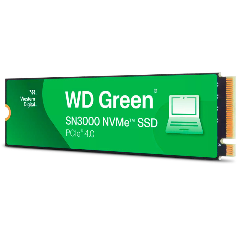 Накопичувач SSD Western Digital Green SN3000 2TB M.2 2280 NVMe PCIe 4.0 x4 3D NAND QLC (WDS200T4G0E)