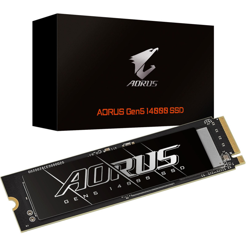 Накопичувач SSD GIGABYTE AORUS Gen5 14000 2TB M.2 2280 PCIe 5.0 x4 NVMe (AG514K1TB)