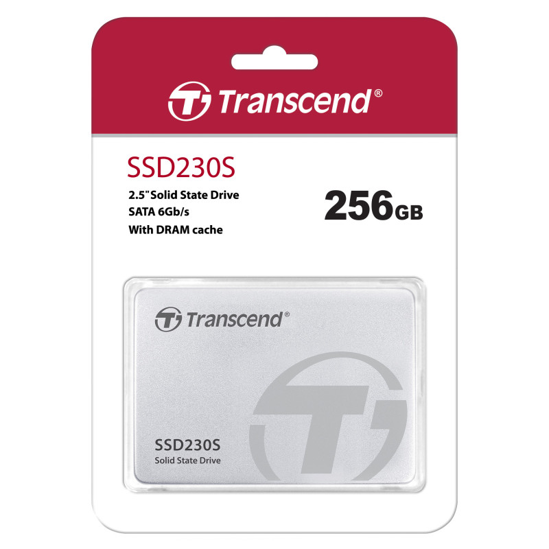 Накопичувач SSD TRANSCEND SSD230S 256 Gb SATAIII 3D TLC (TS256GSSD230S) 