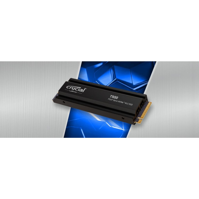 Накопичувач SSD Micron (Crucial) M.2 2280 1TB T500 heatsink (CT1000T500SSD5)