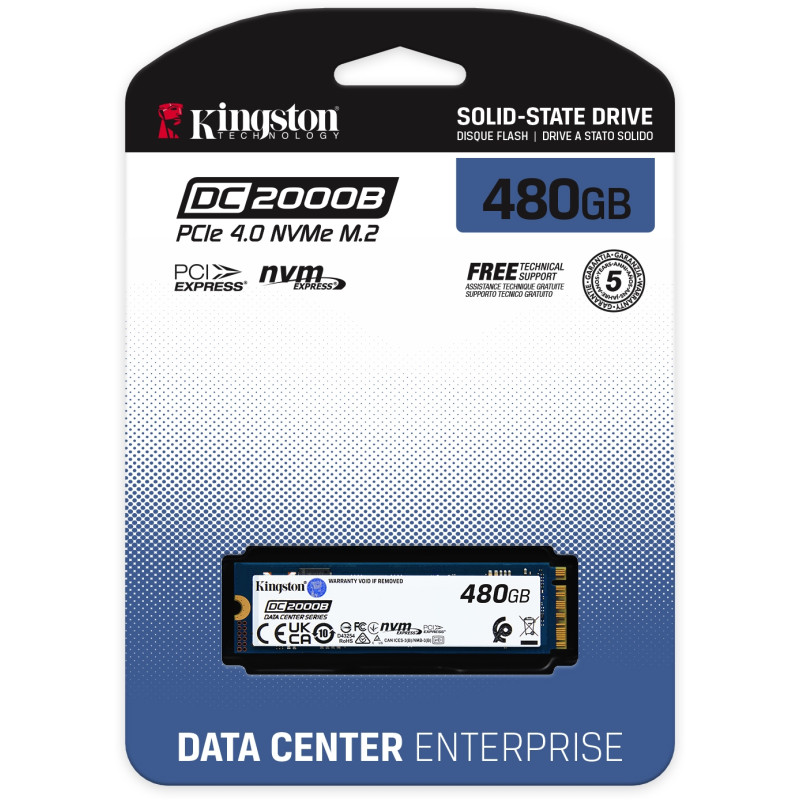 Накопичувач SSD Kingston M.2 480GB (SEDC2000BM8/480G)