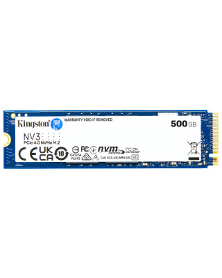 Накопичувач SSD Kingston M.2 500GB PCIe 4.0 NV3 (SNV3S/500G)