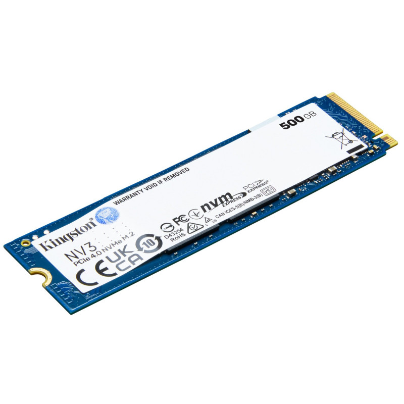 Накопичувач SSD Kingston M.2 500GB PCIe 4.0 NV3 (SNV3S/500G)
