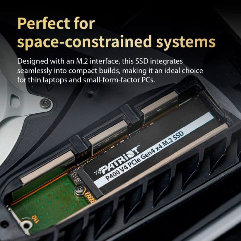 Накопичувач SSD Patriot 2TB P400 V4 M.2 2280 PCIe NVMe 4.0 x4 TLC (P400VP2TBM28H)