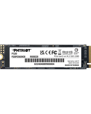 Накопичувач SSD Patriot 2TB P320 M.2 2280 PCIe 3.0 x4 NVMe TLC (P320P2TBM28)