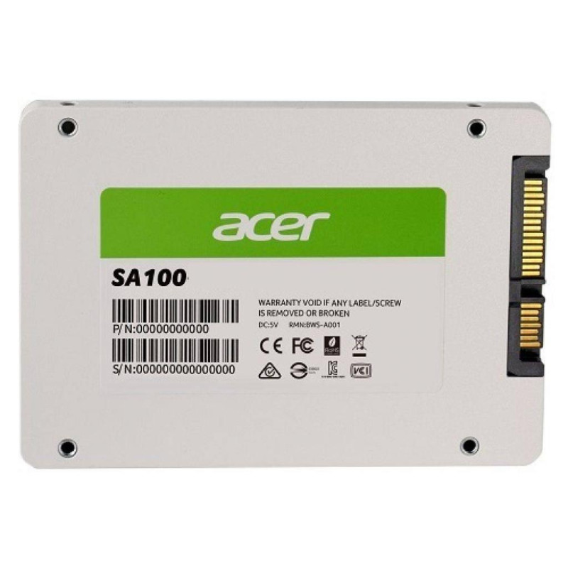 SSD накопичувач Acer SA100 480 GB (BL.9BWWA.103)