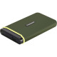 Накопичувач ssd TRANSCEND USB 3.1 Gen 2 Type-C ESD380C 2TB Military green (TS2TESD380C)