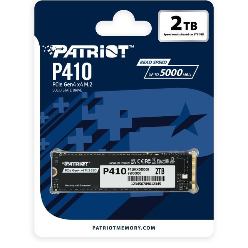 SSD накопичувач PATRIOT P410 2 TB (P410P2TBM28H)